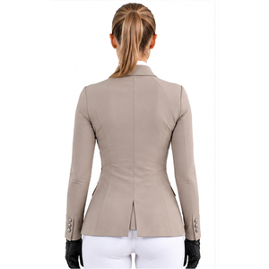 Chaqueta de equitación para mujer, blazer para competición, corte entallado, cintura media, cierre de botones, ligera y transpirable - Product Image 2