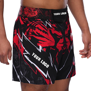 Pantalones Cortos Deportivos de Primera Calidad para Gimnasio, Entrenamiento, MMA, Lucha, Transpirables, de Secado Rápido, Ligeros, Duraderos, para Grappling sin Gi - Product Image 4