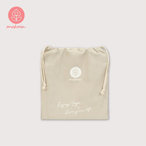 Mukasa - Bolsa de Viaje Plegable y Portátil para Esterilla de Yoga, de Lona de Algodón y Lino Natural, 42x42 cm, Cuadrada, para Todas las Estaciones, con Logotipo y Color Personalizados - Product Image 2