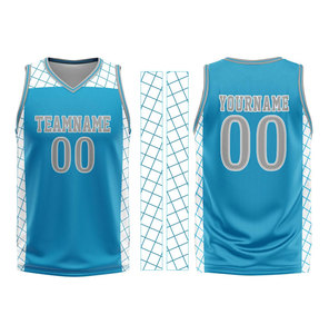 Custom Sublimated Basketball Jersey V-Neck Sleeveless Breathable Mesh Uniform Team Name 00 Number Adult Unisex All Seasons - Product Image 1