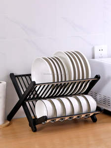 Escurridor de metal compacto elegante con aspecto moderno adecuado para cocinas contemporáneas con gusto de diseño minimalista - Product Image 5