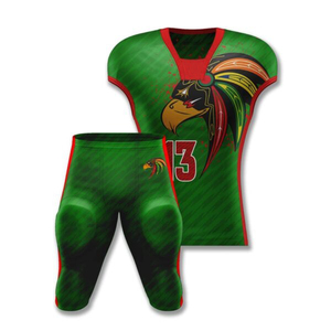 DELAWARE INDUSTRIES OEM Uniforme de football à manches courtes de qualité supérieure en tissu 100% polyester doux, conçu sur mesure, sublimation - Product Image 6