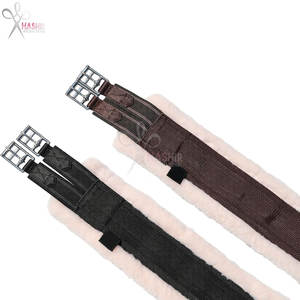 Cinturones de equitación Daily English Horses, acolchados con forro polar suave, de doble cara, resistentes, con hebillas elásticas de acero inoxidable, seguros, personalizables y reutilizables - Product Image 2