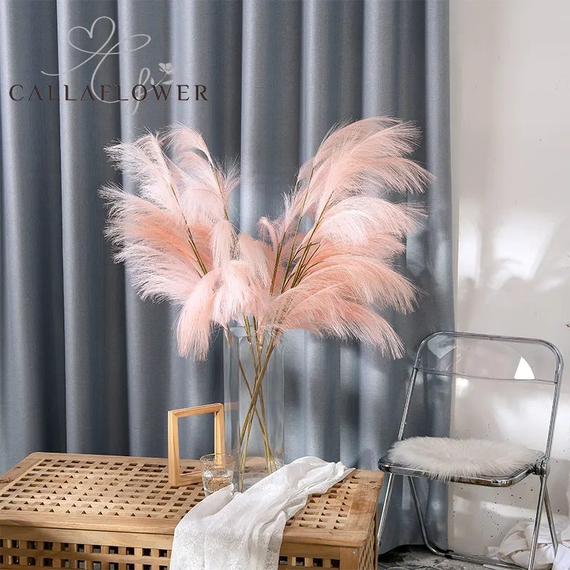 MW09927 High Quality artificial flower Pampas grass 110CM color variety For Mother's Day gift