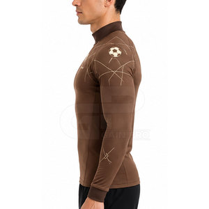 Camiseta de compresión de secado rápido con control de humedad para fútbol, entrenamiento físico, entrenamiento intenso y actividades deportivas - Product Image 6