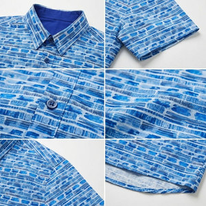 Casual Clothing Men <b>Shirts</b> Apparel Knitted Full Sleeved Casual <b>Shirt</b> Top Selling Made In Best Material Polyester Fabric Made Men - Product Image 3