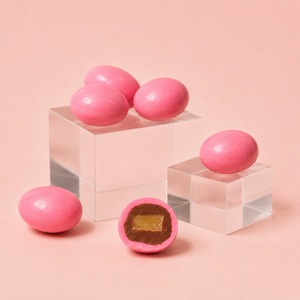 Pink <b>Chocolate</b> Covered Dried Guava Sweets In Custom Box Packaging For Healthy Food Wholesale Exporters - Product Image 2