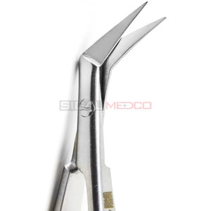 Ciseaux angulaires Noyes 4,72 pouces en acier inoxydable de haute qualité – Fournisseur en gros d'instruments chirurgicaux dentaires et orthodontiques - Product Image 6