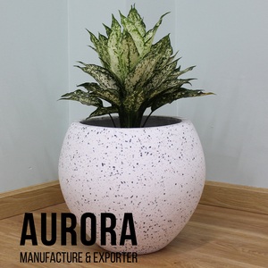 Pots et jardinières décoratifs en béton et ciment pour la maison et le jardin, pots en céramique du Vietnam avec impression de logo gratuite - Product Image 6