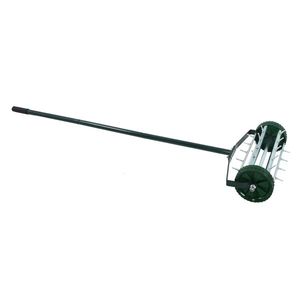 Aireador de césped manual de 3 piezas de alta resistencia con ruedas, herramienta de jardinería con púas giratorias para el cuidado del césped - Product Image 4