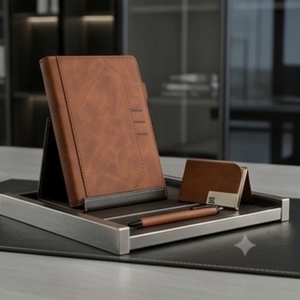 Imported Velvet A5 Premium Multicolor Diary <b>Notebook</b> with Card Holder Office Use 192 Pages Custom Logo Corporate Gift <b>Set</b> - Product Image 5