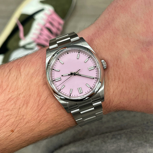 Relojes mecánicos para hombre C EW SK con esfera rosa, de alta calidad, 36 mm, automáticos, reloj de regalo para damas, 3230, reloj clásico de lujo para uso diario. - Product Image 3