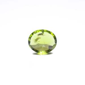 Premium 6.15 Carat Faceted Emerald Cut Peridot Loose Gemstone for Fine Jewelry - Product Image 2