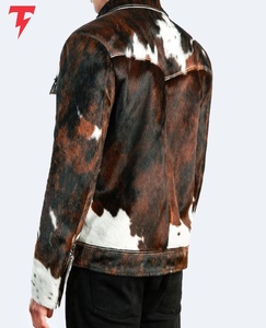 Chaqueta de Piel de Vacuno Personalizada, Tejida con Viscosa, Transpirable, Elegante, de Invierno, de Alta Calidad, Servicio OEM - Product Image 3