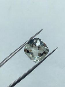 Natural High Quality Green Amethyst Gemstone Loose Stone 7.19Carat 12MM Green <b>Colour</b> Jewelry Making - Product Image 4