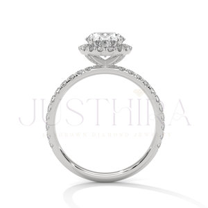 925 Sterling Silver <b>Ring</b> For Women Solitaire Oval Cut Diamond <b>Ring</b> for Everyday Wear Office Use And Wedding Elegant Gift For He - Product Image 5