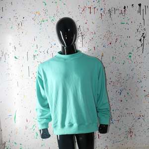 TEAL <b>Mock</b> <b>Neck</b> Sweatshirt 100% wide <b>neck</b> Sweatshirt Finer Threads - Product Image 5
