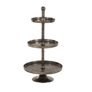 Fine Quality Galvanized Iron 2-Tiered <b>Heart</b> Shaped Cake Stand Vintage Metal Serving Tray For Home Decor Dessert Display Platter - Product Image 6