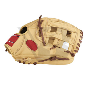 Professional Custom <b>Outdoor</b> Baseball Catcher Gloves Left-handed Waterproof Wholesale Hot Pink Yellow Made Leather Material - Product Image 6