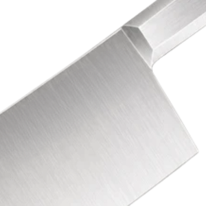 Couteau à viande robuste PK-DR, lame en acier inoxydable argenté, manche en métal argenté, couteau de boucher professionnel, outil de cuisine - Product Image 5