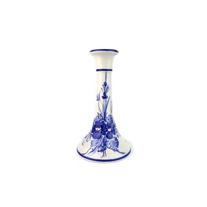 Portavelas de madera de Jodhpur pintado a mano |   Azul Vintage Desgastado |   Venta al por mayor - Product Image 2