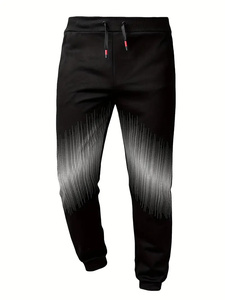 Conjunto Deportivo Casual para Hombre, Corte Ajustado, Color Sólido, Cuello Redondo, Suave, Resistente e Impermeable, Nueva Llegada - Product Image 5