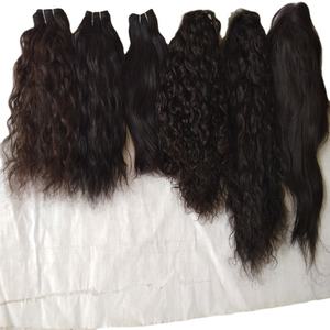 Grado 8A 9A 10A Extensiones de cabello indio Remy peruano de doble cara Estilo rizado italiano negro natural 10 piezas Encaje HD sin procesar - Product Image 1