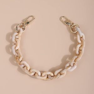 Acrylic <b>Bag</b> Chain <b>Strap</b> Shoulder Purse Handbag <b>Straps</b> <b>Replacement</b> Chain with Gold Buckle - Product Image 3