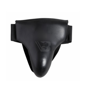 Protège-entrejambe en cuir confortable anti-transpiration avec coque de protection pour l'entraînement de MMA et de boxe - Product Image 6