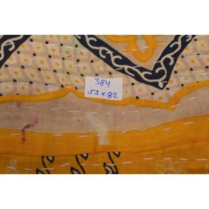 Vintage Kantha <b>Quilt</b> Cotton <b>Handmade</b> Reversible Gudri Throw Blanket Bedspread for Bedroom Living Room - Product Image 5