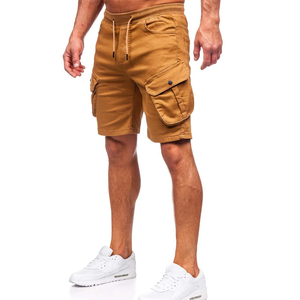 Shorts cargo pour hommes en gros, multi-poches, coupe ample, décontractés, en coton, pour l'été - Product Image 4