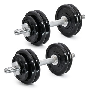 Mancuernas Ajustables con Revestimiento de Goma, Juego de Pesas de Hierro Fundido, Equipo de Fitness Unisex, Diseño Duradero, Uso para Ejercicios Completos - Product Image 6