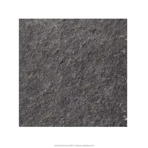 Lastre di pietra di basalto nero lucido disegno gotico per rivestimento del pavimento della parete esterna per cortile