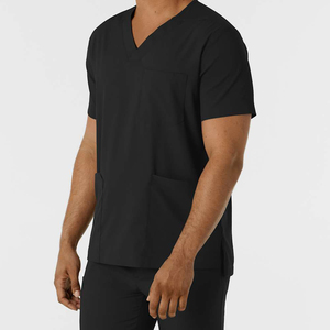 Fashion Hospital Uniform Nurse Beauty Dental Salon Work <b>Clothes</b> Custom Logo Stretch Medical <b>Scrubs</b> Set For Men - Product Image 3