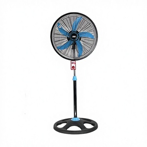 พัดลมตั้งพื้นขนาด 18 นิ้ว รุ่นขายดีปี 2026 แรงลมทรงพลัง 3 ระดับความเร็ว ปรับส่ายได้ ตะแกรงพลาสติกกันสนิม สำหรับใช้ในบ้าน - Product Image 1