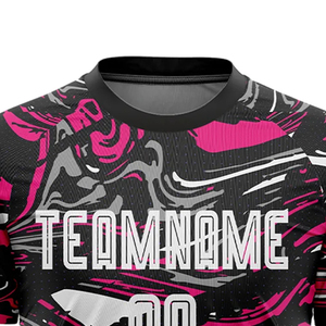 고품질 경량 완전 맞춤형 축구 유니폼 스포츠웨어 운동복 남녀 플러스 사이즈 축구 유니폼 - Product Image 3