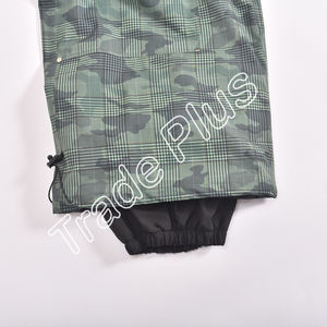 Pantalones de nieve holgados impermeables de color beige Oliva de dos tonos más vendidos con cintura elástica y Forro cálido aislado - Product Image 6