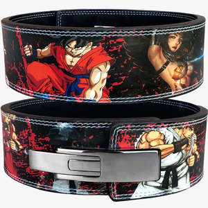 Ceinture de musculation réglable en cuir Anime Lever, épaisseur 10-13 mm, pour musculation, fitness et exercices de gym - Product Image 5