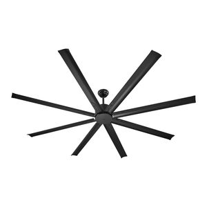 Ventilatore da soffitto moderno a basso profilo da 84 pollici con luce, telecomando a 6 velocità, 8 pale in alluminio, motore DC reversibile, design a incasso - Product Image 1