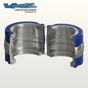 CNC Machined SG Iron Split Bearing Housing Cartridge Cart Precision Bearing Housing Assembly OEM - Product Image 3