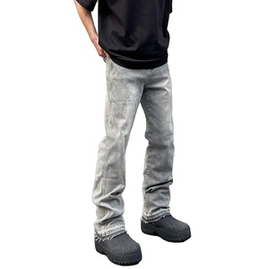 กางเกงยีนส์แฟชั่นสำหรับผู้ชายกางเกงยีนส์ไซส์ใหญ่พิเศษทำจากวัสดุคุณภาพสูงสำหรับผู้ชาย - Product Image 1