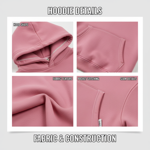 Sweat-shirt à capuche unisexe personnalisé en molleton bouclette 100% coton épais, délavé à l'acide, vintage, effet usé, décoloré par le soleil, à enfiler - Product Image 6