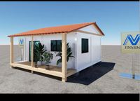 Maisons conteneurs modulaires démontables à ossature acier compacte et économique, villas préfabriquées modernes de luxe en aluminium et verre, fabriquées en Chine