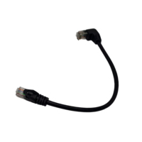 Câble Ethernet RJ45 professionnel à angle droit de 90 degrés pour réseau LAN et modem, faisceau de câbles personnalisé