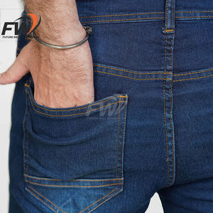 Pantalon en jean pour homme de qualité supérieure, anti-rides, tendance, personnalisé, respirant, très demandé, en matière douce de première qualité - Product Image 2