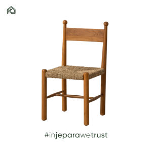 Sillas de Comedor de Madera de Teca Natural de Alta Calidad, Hechas a Mano, Estilo Europeo Moderno, para Restaurante, Uso Comercial, Muebles Duraderos de Estilo Rústico - Product Image 1