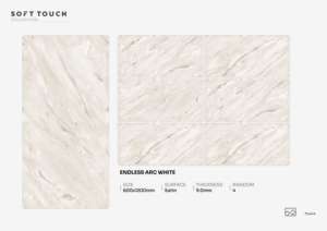 Azulejos de porcelana con acabado satinado de diseño, tamaño 600x1200, azulejos de gran tamaño premium para decoración moderna de paredes y pisos interiores. - Product Image 5