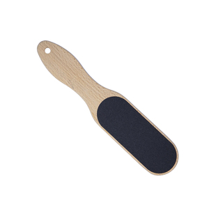 Limas de Pedicura de Alta Calidad con Mango de Madera para Salón de Belleza, Removedor de Piel Muerta, Limas de Doble Cara, Servicio OEM ODM - Product Image 4