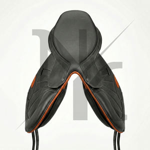 Silla de montar inglesa de cuero genuino, cómoda, en varios colores, producto para equitación, productos de carreras de caballos ingleses de la India. - Product Image 2