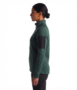 Women zipper Long Sleeve Sweat Shirt Regular Fit Heavy <b>Weight</b> <b>Stand</b> Collar With Half Zipper 100% Cotton Fleece Ladies Shirts - Product Image 2